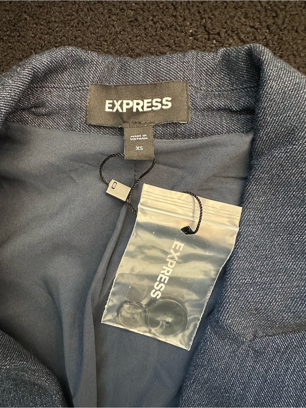 Express Editor One Button Blazer - Picture 3 of 6